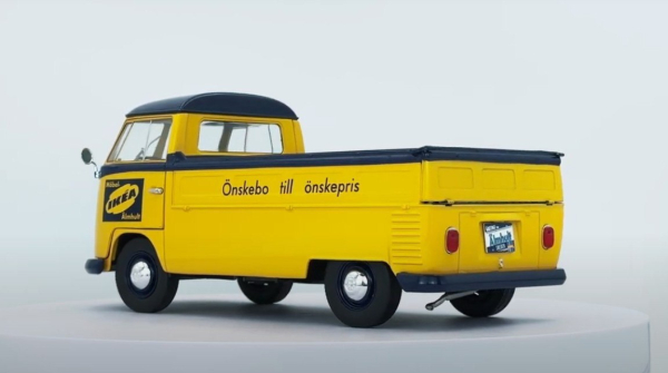 Solido 421186441 VW T1 Pick-up 1950 Gelb 1:18 Modellauto