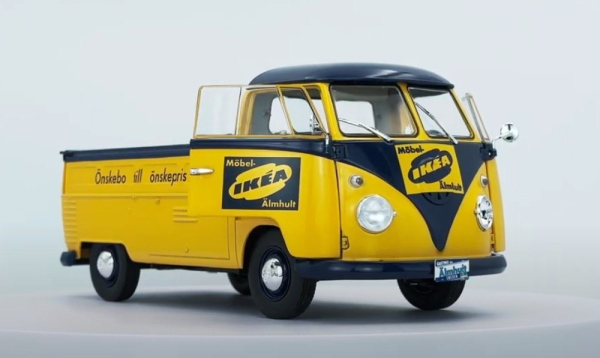 Solido 421186441 VW T1 Pick-up 1950 Gelb 1:18 Modellauto