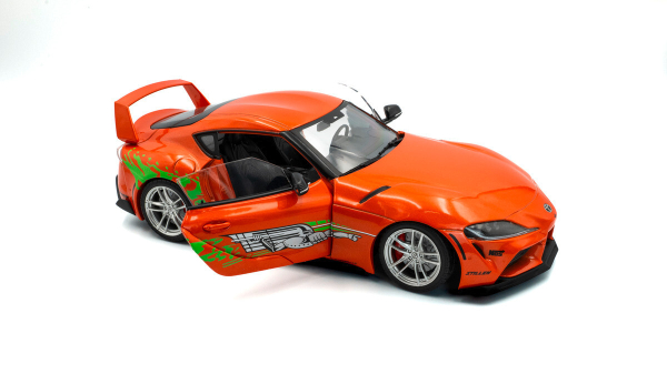 Solido 421186428 Toyota GR Supra Tribute Fast & Furious 2024 Orange 1:18 Modellauto