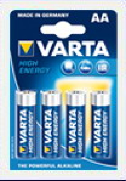 Varta Rundzelle High Energy 4906 Mignon 1,5V AA LR06 4er-Pack