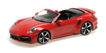 Minichamps Porsche 911 992 Turbo S Cabrio 2020 rot 1:18 Modelcar