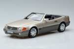Norev 183719 Mercedes-Benz 500 SL 1989 R129 Smoke silver metallic 1:18 Modellauto
