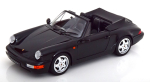 Norev 187332 Porsche 911 Carrera 964 4 Cabrio 1990 schwarz metallic 1:18 Modellauto limitiert 1/1000
