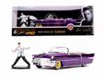 Jada Toys 253255011 Cadillac Eldorado1956 & Elvis Presley Figur 1:24 Modellauto