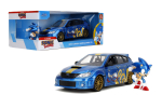 Sonic 2012 Subaru Impreza WRX STI mit Sonic Figur 1:24 Modellauto Jadatoys 253255087