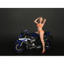 Women in orangen Bikini Figur Cindy 1:12 limitiert 1/1000 American Diorama