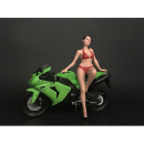 Frau in rotem Bikini Figur Elizabeth 1:12 limitiert 1/1000 American Diorama