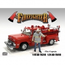 American Diorama 76418 Firefighters Captain Feuerwehr Hauptmann 1:24 Figur 1/1000 limitiert
