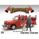 American Diorama 76320 Firefighters Fire Dog Trainer Feuerwehr Hundetrainer 1:18 Figur 1/1000 limitiert