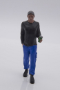 Atlantic 1:18 Figur Kevin mit Getränkedose für Modellbau Diorama