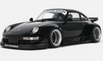 Porsche 911 993 RWB schwarz 2012 1:18 GT Spirit Modellauto limitiert